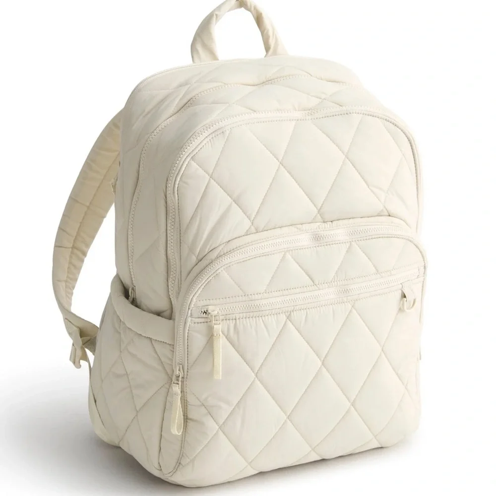Vera Bradley Large Bancroft Backpack Pumice Stone in Featherweight - Picture 1 of 9
